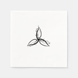 Triquetra Odin Norse Wicca Symbol Pappersservett