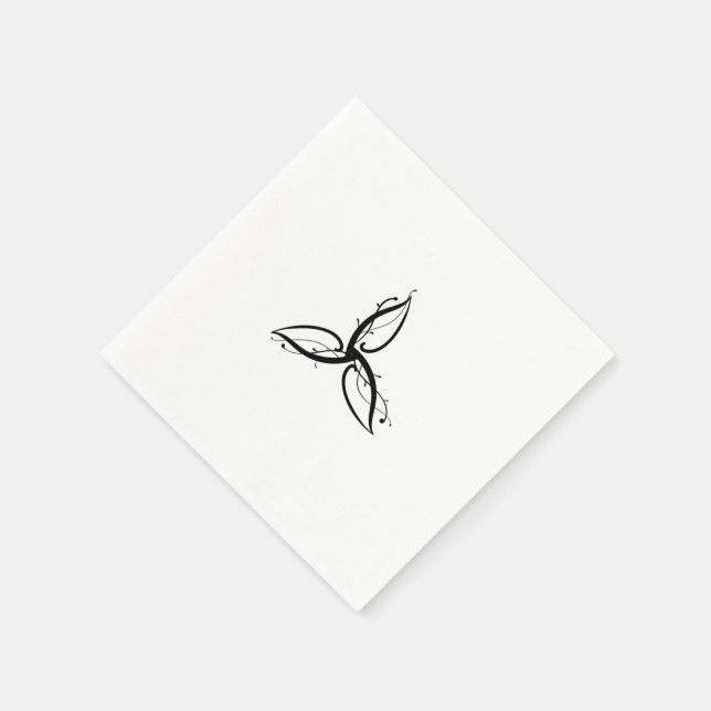 Triquetra Odin Norse Wicca Symbol Pappersservett (Hörn)