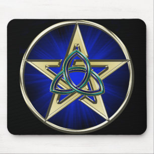 Triquetra Pentagram Mousepad Musmatta