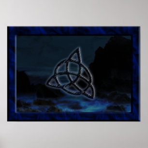 Triquetra-utskrift Poster