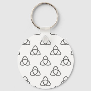 Triquetra Vesica Symbol Nyckelring