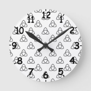 Triquetra Vesicasymbol Rund Klocka