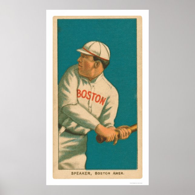 Tris Speaker Baseball 1911 Poster (Framsidan)