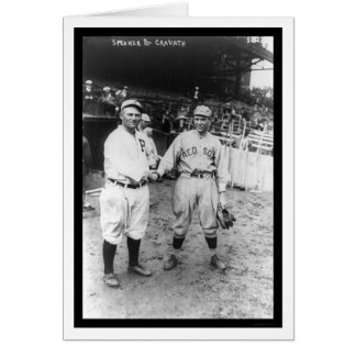 Tris Speaker Red Sox Baseball 1915 Hälsningskort