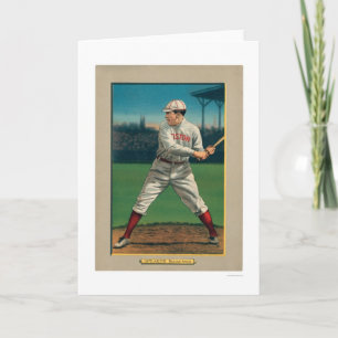 Tris Speaker Red Sox Underbar Baseball 1911 Kort
