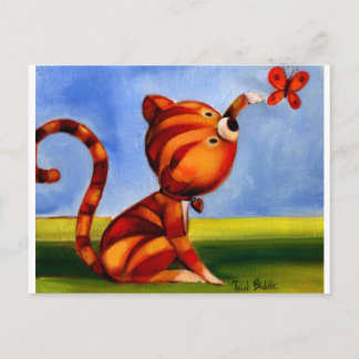 Trish Biddle Barn Kitty 3 av 3 Vykort