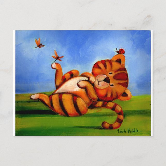 Trish Biddle Childrens Kattunge 2 av 3 Vykort (Framsida)
