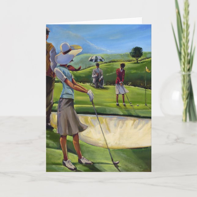 Trish Biddle - Dam Golf Kort (Framsida)