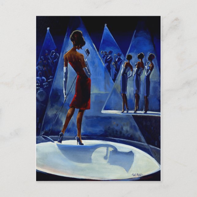 Trish Biddle Glammys Vykort (Framsida)