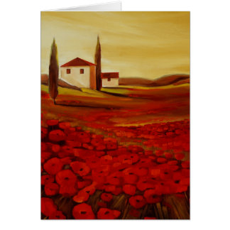 Trish Biddle Tuscany serie Hälsningskort