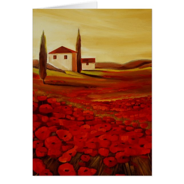 Trish Biddle Tuscany serie Hälsningskort (Framsidan)