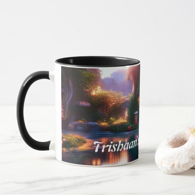 Trishaans morgontea mugg (Med munk)