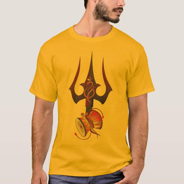 Trishul T-tröjor T Shirt (Framsida)