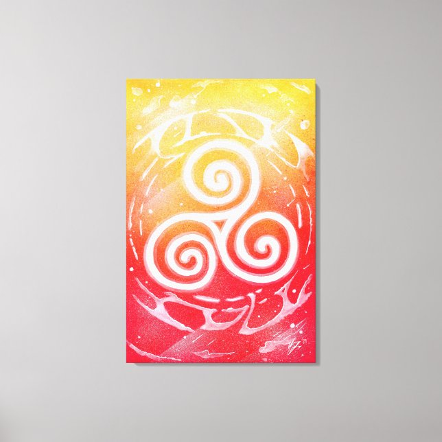 Triskel Canvastryck (Framsida)