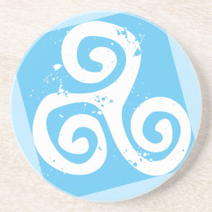 Triskel Celtic Irish Breton Symbol of Life Underlägg