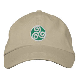 Triskele Celtic Spiral Broderad Keps