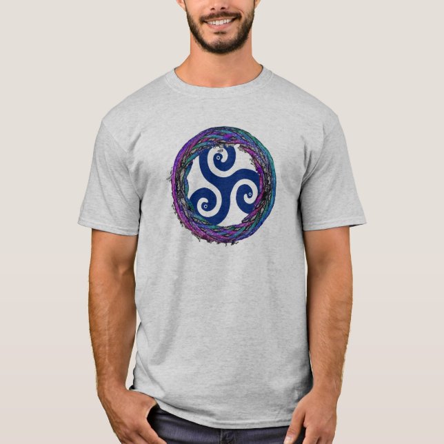 Triskele Celtic vävd samman Enso designT-tröja T-shirt (Framsida)