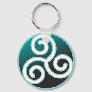 Triskele Celticspiral Nyckelring