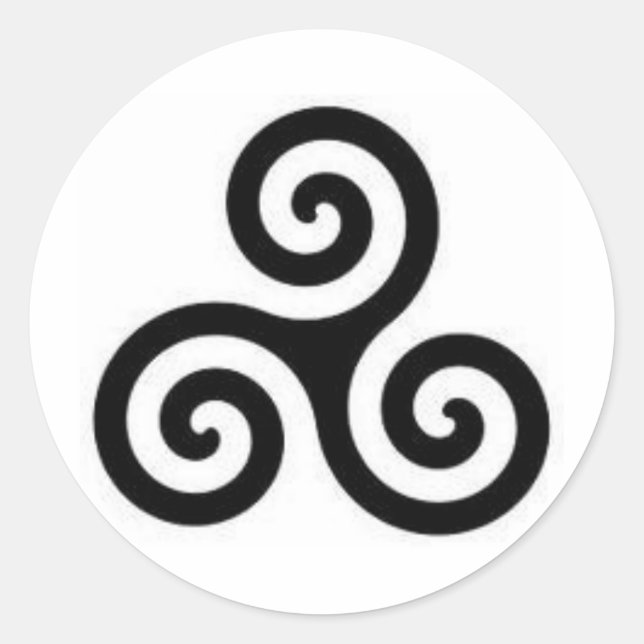Triskele Runt Klistermärke (Framsida)