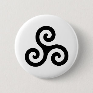 Triskele symbol knapp