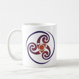 Triskele, Triple Spiral, Triskelion Symbol Celtic Kaffemugg
