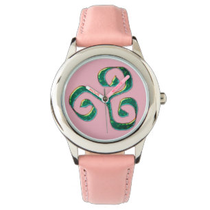 Triskelen, gammalt symbol i den celtic kulturen armbandsur