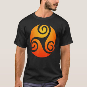 Triskelion Mystic Symbol Andlig T Shirt