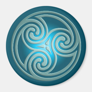 Triskelion symbol CC0347 Magnet
