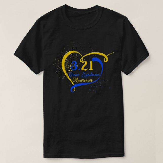 Trisomy 21 - National Down Syndrome Awareness Mont T Shirt (Design framsida)