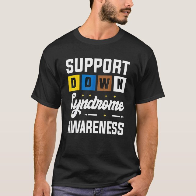 Trisomy 21 Support 3 21 Co T Shirt (Framsida)