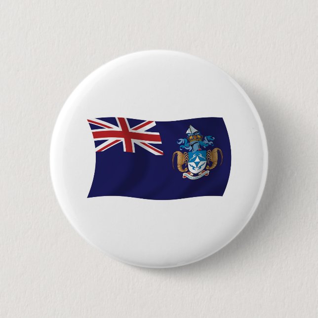Tristan da Cunha Flagga Knapp (Framsida)
