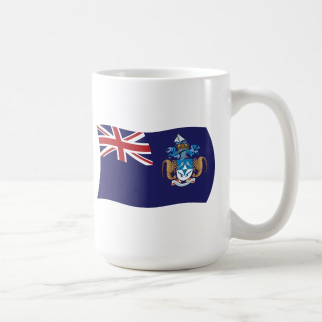 Tristan Da Cunha Flagga Mugg (Höger)