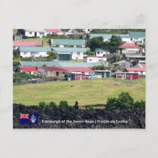 Tristan da Cunha-vykort. Edinburghs riktiga foto Vykort