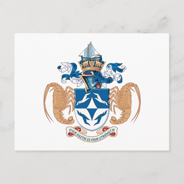 Tristan da Cunha-vykort Vykort (Framsida)