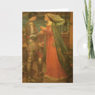 Tristan och Isolde av John William Waterhouse Kort