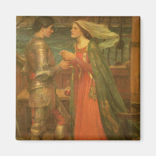 Tristan och Isolde av John William Waterhouse Magnet