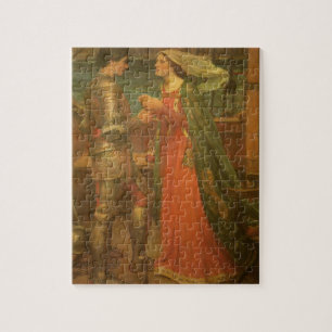 Tristan och Isolde av John William Waterhouse Pussel