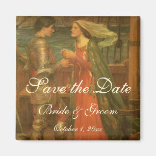 Tristan och Isolde av JW Waterhouse Bröllop Magnet