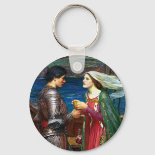 Tristan och Isolde, ca 1916 av John Waterhouse Nyckelring