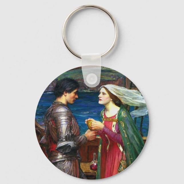 Tristan och Isolde, ca 1916 av John Waterhouse Nyckelring (Framsida)