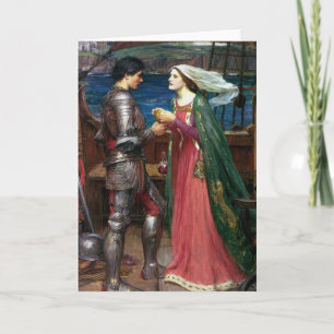 Tristan och Isolde hälsningkort Kort