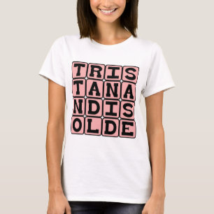 Tristan och Isolde, medeltida romantisk legend Tee