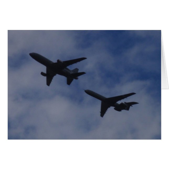 Tristar och VC10 Hälsningskort (Framsidan Horizontal)