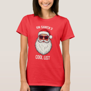 Tristmas-skjortor och jultomten-tracker t shirt