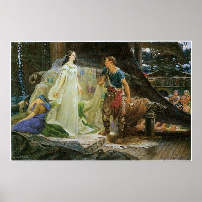 Tristram och Yseult Poster (Framsidan)