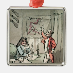 Tristram Shandy, 1786 Julgransprydnad Metall