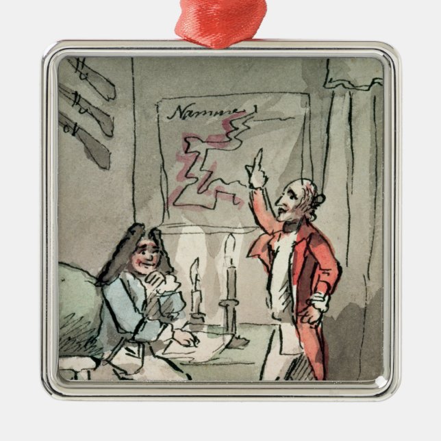 Tristram Shandy, 1786 Julgransprydnad Metall (Framsidan)