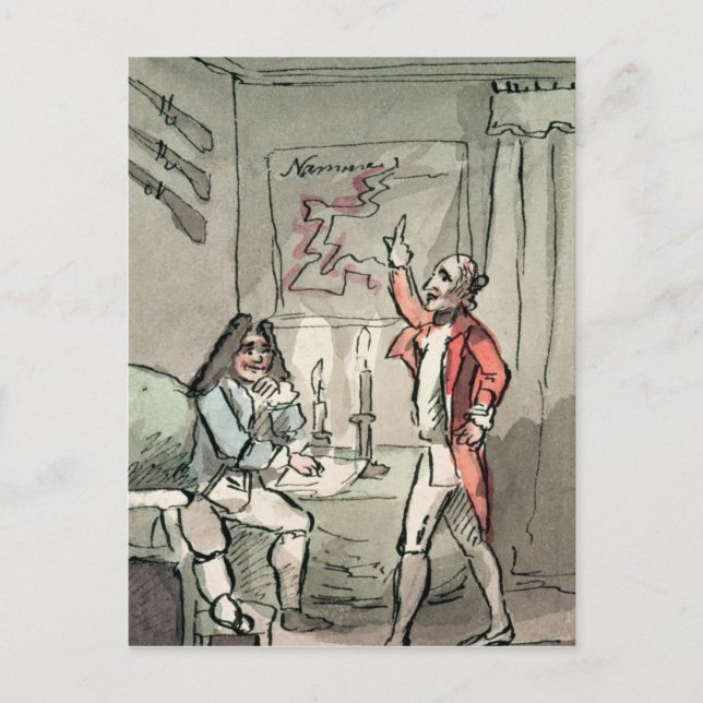 Tristram Shandy, 1786 Vykort (Framsida)