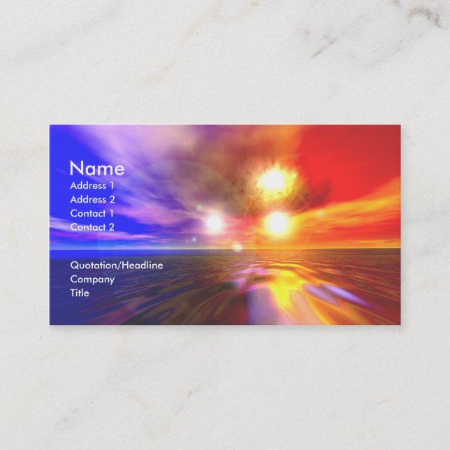 Trisuns Visitkort (Framsida)