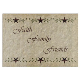 Trith Family Friends Glass Clearboard Board